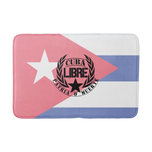 Cuba Libre Motto Laurels Badmat (Voorkant)