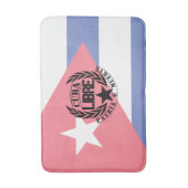 Cuba Libre Motto Laurels Badmat (Voorkant Verticaal)