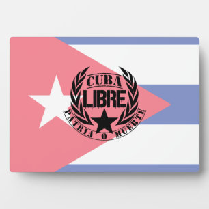 Cuba Libre Motto Laurels Fotoplaat