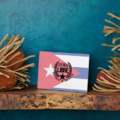 Cuba Libre Motto Laurels Fotoplaat (Zijkant)