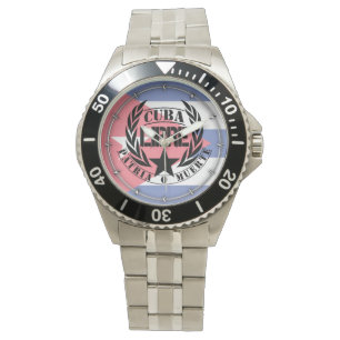 Cuba Libre Motto Laurels Horloge