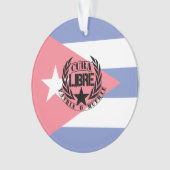 Cuba Libre Motto Laurels Ornament (voorkant)