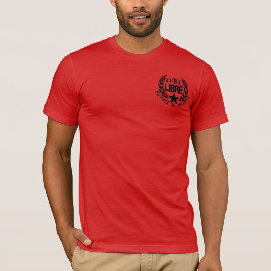 Cuba Libre Motto Laurels T-shirt (Voorkant)