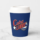 Cuba Libre Motto Papieren Bekers (Achterkant)