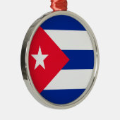 Cuba Metalen Ornament (Rechts)