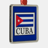 Cuba Metalen Ornament (Rechts)