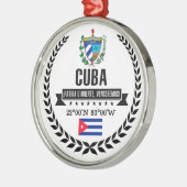 Cuba Metalen Ornament (Links)