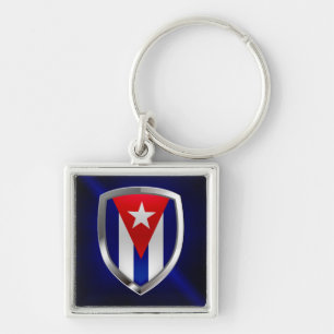 Cuba Mettalic Emblem Sleutelhanger
