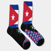 Cuba, mode, Cubaanse vlag, patriottisch Sokken (Rechts)