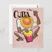 Cuba, oud reizen briefkaart (Voorkant / Achterkant)