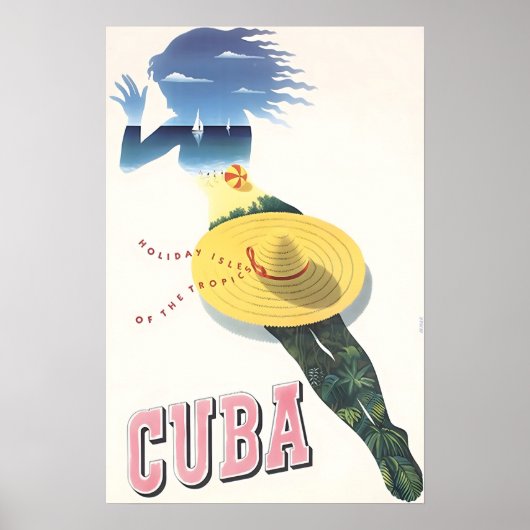 Cuba Print Cubaanse Kunst Reisposter (Voorkant)