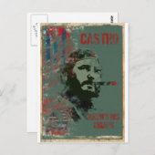 Cuba Propaganda Castro Briefkaart (Voorkant / Achterkant)