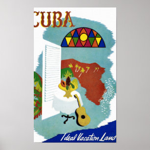 Cuba  Racing Poster herstelt