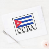 Cuba Rechthoekige Sticker (Envelop)