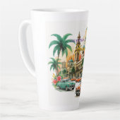 Cuba reizen - Groeten uit Havana Latte Mok (Linkerhoek)