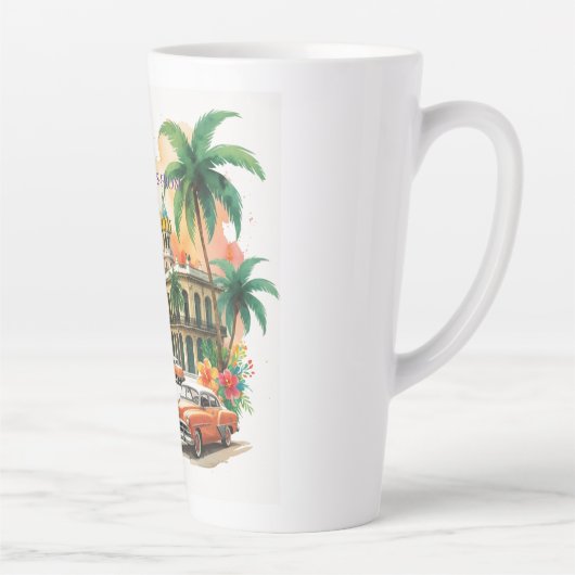  Cuba reizen - Groeten uit Havana Latte Mok (Rechts)