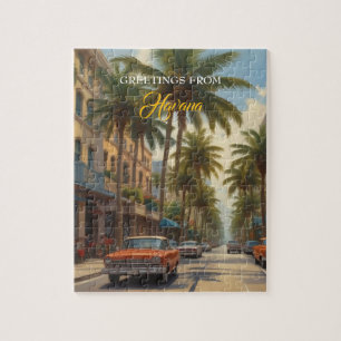 Cuba reizen - Groeten uit Havana Legpuzzel