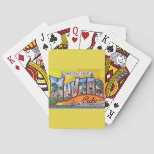 Cuba reizen - Groeten uit Havana Pokerkaarten