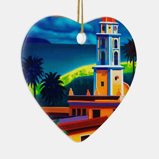  Cuba-reizen Keramisch Ornament (Rechts)