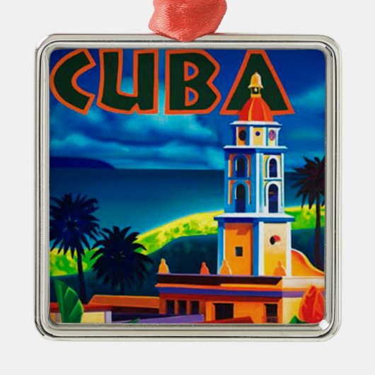 Cuba-reizen Metalen Ornament (Voorkant)