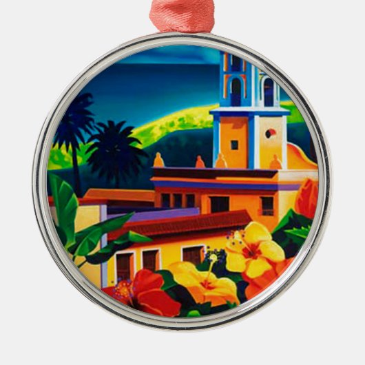  Cuba-reizen Metalen Ornament (Voorkant)