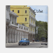 Cuba Reizen Oude Auto's Magneet (Voorkant)