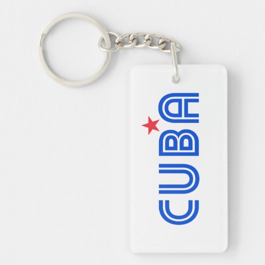 Cuba Retro Sleutelhanger (Voorkant)
