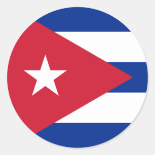 cuba ronde sticker