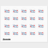 Cuba Ronde Sticker (Vel)