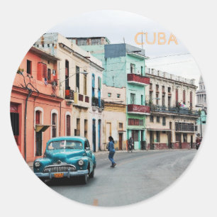 Cuba Ronde Sticker
