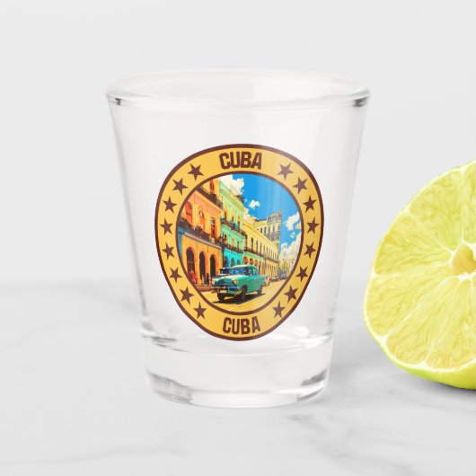 Cuba Shot Glas (Voorkant)