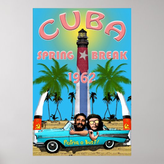 Cuba Spring Break 1962 Poster (Voorkant)