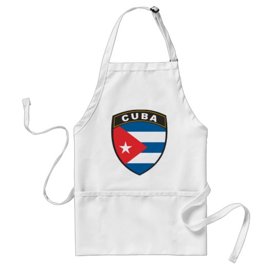 Cuba Standaard Schort (Voorkant)