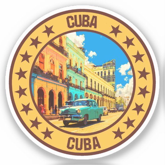 Cuba Sticker (Voorkant)