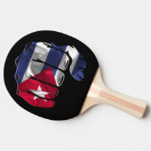 Cuba Tafeltennisbatje (Zijkant)