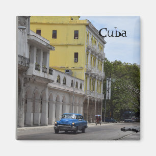 Cuba Travel Old Cars Magneet