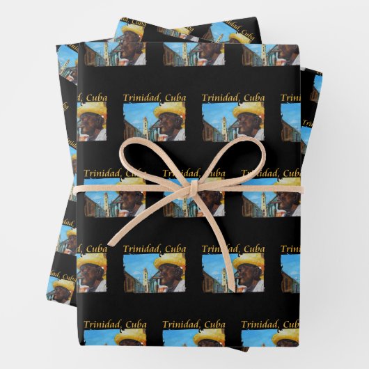 Cuba - Trinidad Cubaanse sigaar kunst Inpakpapier Vel (In situ)
