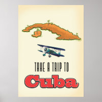 Cuba vakantieposter