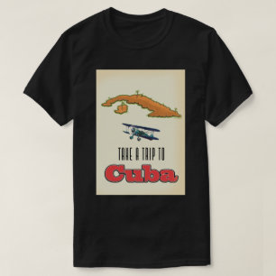 Cuba vakantieposter t-shirt
