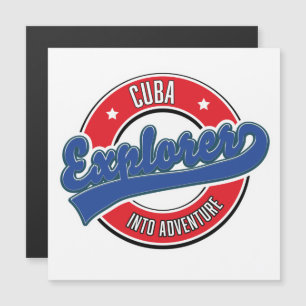 Cuba-verkenner in avonturenlogo