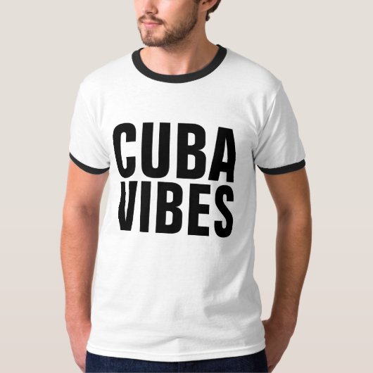 CUBA VIBES T-shirts cubains (Devant)