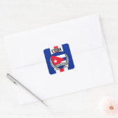 Cuba Vierkante Sticker (Envelop)