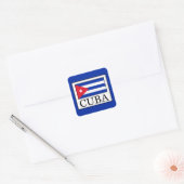 Cuba Vierkante Sticker (Envelop)