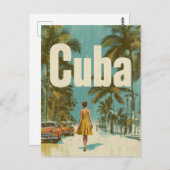 Cuba vintage briefkaart (Voorkant / Achterkant)