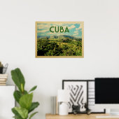 Cuba Vintage Travel Poster (Thuiskantoor)