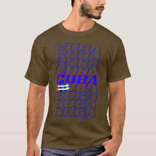Cuba Vlag 2 T-shirt