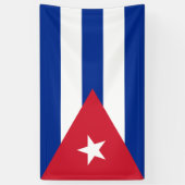 Cuba vlag Banner (Verticaal)