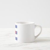 Cuba-vlag Emblem Espresso Kop (Rechts)