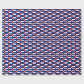 Cuba Vlag Honeycomb Wrapping Paper Cadeaupapier (Vlak)