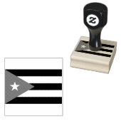 Cuba vlag Hout Art Stamp Rubberstempel (Gestempeld)